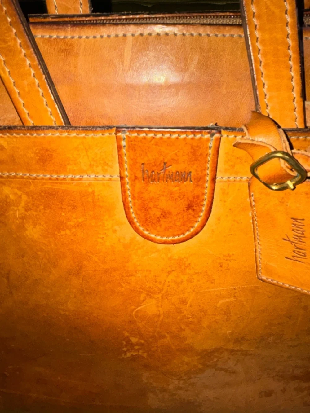 Hartmann leather attache